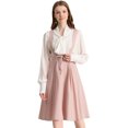thumbnail image 1 of INSPIRE CHIC Vestido General De Cintura Elástica Con Tirantes Y Tirantes Para Mujer Rosa claro XS, 1 of 6