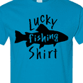 thumbnail image 4 of Inktastic Lucky Fishing Shirt Fish T-Shirt, 4 of 5
