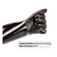 thumbnail image 3 of Guantes para parrilla de barbacoa, 932 ℉, resistentes al calor, para ahumadores, para cocinar en barbacoa, para manipular alimentos calientes directamente en la freidora, la parrilla y el horno., 3 of 7