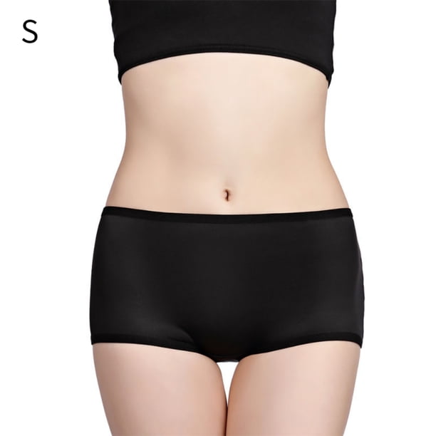 Mujeres Butt Lifter Transpirable Hip Enhancer Shaper Low Waist Panty Acolchado Ropa interior, Negro, S AweSitey AP001210-01B