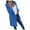Blue, variant on TJAZFJPA Jackets for Women Ladies' Autumn and Winter Casual Comfortable Fashionable Suit Collar Slim Fit Women's Windbreaker Long Coat Womens Corduroy Jacket Black Winter Coat Women