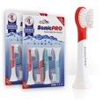 thumbnail image 1 of SonicPRO Kids (8x) Compact Replacement Brush Heads with Covers, Compatible with Kids Philips Sonicare Hx6032/94, HX6311/07, HX6311/02-8 Pack SonicPRO made by Great Value Tech SonicPRO NA, 1 of 7