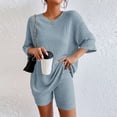thumbnail image 1 of Coton décontracté Cami chemise pantalon court col rond dames coupe ample vêtements de nuit tenue FLhrweasw Nuevo, 1 of 7