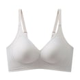thumbnail image 4 of Sngxgn Women's S uper Soft Wireless Lightly Lined Comfort Bra(Grey,L), 4 of 5