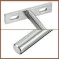 thumbnail image 5 of Uxcell 2Pcs 5 inch Wall Mounting Floating Shelf Bracket Blind Shelf Support, Silver, 5 of 7