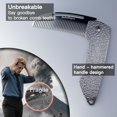 thumbnail image 2 of Peine plegable para bigotes Dolmifapro, peine pequeño de metal para barba, 2 of 7