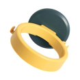 thumbnail image 3 of Soporte para secador de pelo de pared, soporte para uso doméstico sin taladros, de calidad profesional, color azul y amarillo, 3 of 8
