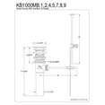 thumbnail image 2 of Kingston Brass KB1009 Trimscape 1-1/4" Pop-Up Drain Assembly - Brass, 2 of 2