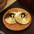 thumbnail image 1 of PAMINGONO 10pcs Simple Design Finger Cymbals Copper Golden for Kids, 1 of 6
