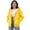 Yellow, variant on Women's Off Shoulder Zipper Hoodie Sweatshirt Fashion Clothing Casual Jacket for Fall Seasons and Streetwear Style,Camel,L