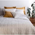 thumbnail image 4 of French Linen Box Stitch Quilt - King/Cal King - Cream | BOKSER HOME, 4 of 5