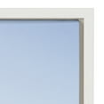thumbnail image 3 of Kate and Laurel Sylvie Pale Blue Sea Framed Canvas Wall Art by the Creative Bunch Studio 23x33 White Decorative Coastal Art for Wall, 3 of 8