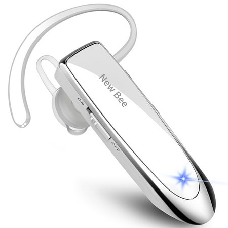 New Bee Bluetooth Earpiece for Cell Phone, Wireless Hands-free Headset