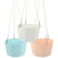 thumbnail image 1 of MasteelfCA 3 Sets Self-absorbent Flower Planter Succulent Flower Plant Pot Container Flower Pots, 1 of 9