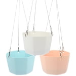MasteelfCA 3 Sets Self-absorbent Flower Planter Succulent Flower Plant Pot Container Flower Pots