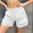 thumbnail image 2 of Byworldtasic Women's Hiking Cargo Shorts with Pockets Lightweight Athletic for Golf Summer Travel Work Shorts, 2 of 7