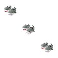 thumbnail image 1 of Sonducket Mujer Dibujos animados Invierno 2x Manténgase abrigado y acogedor con estas lindas pantuflas de seguridad inspiradas en tiburones de Type1 NO1, 1 of 1