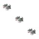 thumbnail image 1 of Pantuflas de tiburón Qarigey 2 pack/lote 36-43 Gris, 1 of 1