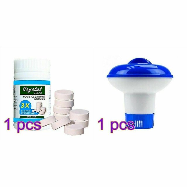 Dispensador químico AB de la bañera de hidromasaje de cloro flotante de la tableta de limpieza 100g