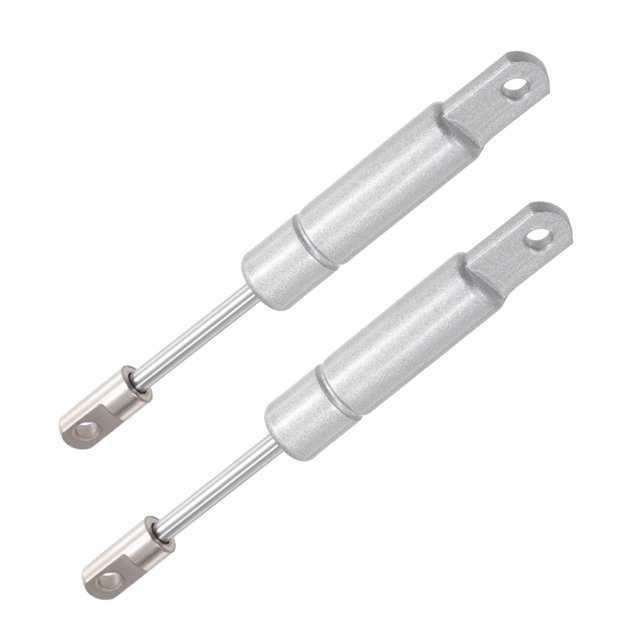2 Pcs 4 Pulgadas 5Ibs/22N Struts de Soporte de Elevación de Tonos Plateados Universales para Ventanas de RV, Camiones, Barcos, Cubiertas de Puertas de Armarios