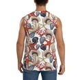 thumbnail image 4 of Haiem Men's Starfish Shell Print Tank Tops Summer Sleeveless Cut Off Workout T-Shirts Fitness Vest Athletic Undershirts-X-Large, 4 of 8