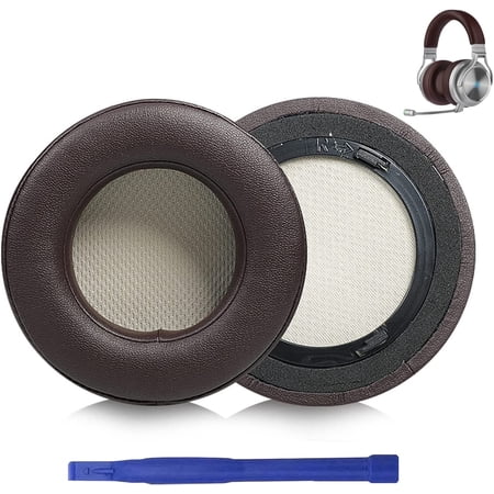 Aiivioll Replaceable Memory Foam Earpads Compatible with Virtuoso RGB Wireless SE Gaming Headset (Brown)