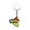 B, variant on Soccer Keychain with Mexico Letter Print Football Theme Pendant for Bags Backpacks and Key Organization Gift