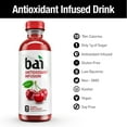 thumbnail image 4 of Bai, Flavored Water, Zambia Bing Cherry, Antioxidant Infused Drink, 18 fl oz bottle, Pack of 12, 4 of 7