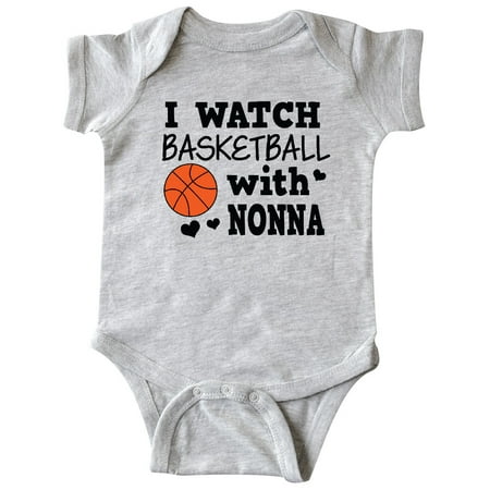 

Inktastic I Watch Basketball with Nonna Gift Baby Boy Bodysuit