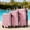 Pink, variant on 3-Piece Hardshell Luggage Set with Spinner Wheels & Combination Lock, Lightweight ABS+PC Suitcase Set 20" 24" 28" for Carry On and Checked Bags, Blue