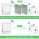 thumbnail image 3 of Wireless Switch Set, Wireless Light Switch, Battery-Free Wall Switch with Receiver, IP67 Waterproof, Remote Control, Self-Powered, No Wiring Required, 3 of 5
