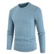 thumbnail image 4 of Suéter de otoño e invierno de moda para hombre Suéter suelto de gran tamaño de color sólido Pompotops  oipoqjl12778, 4 of 8