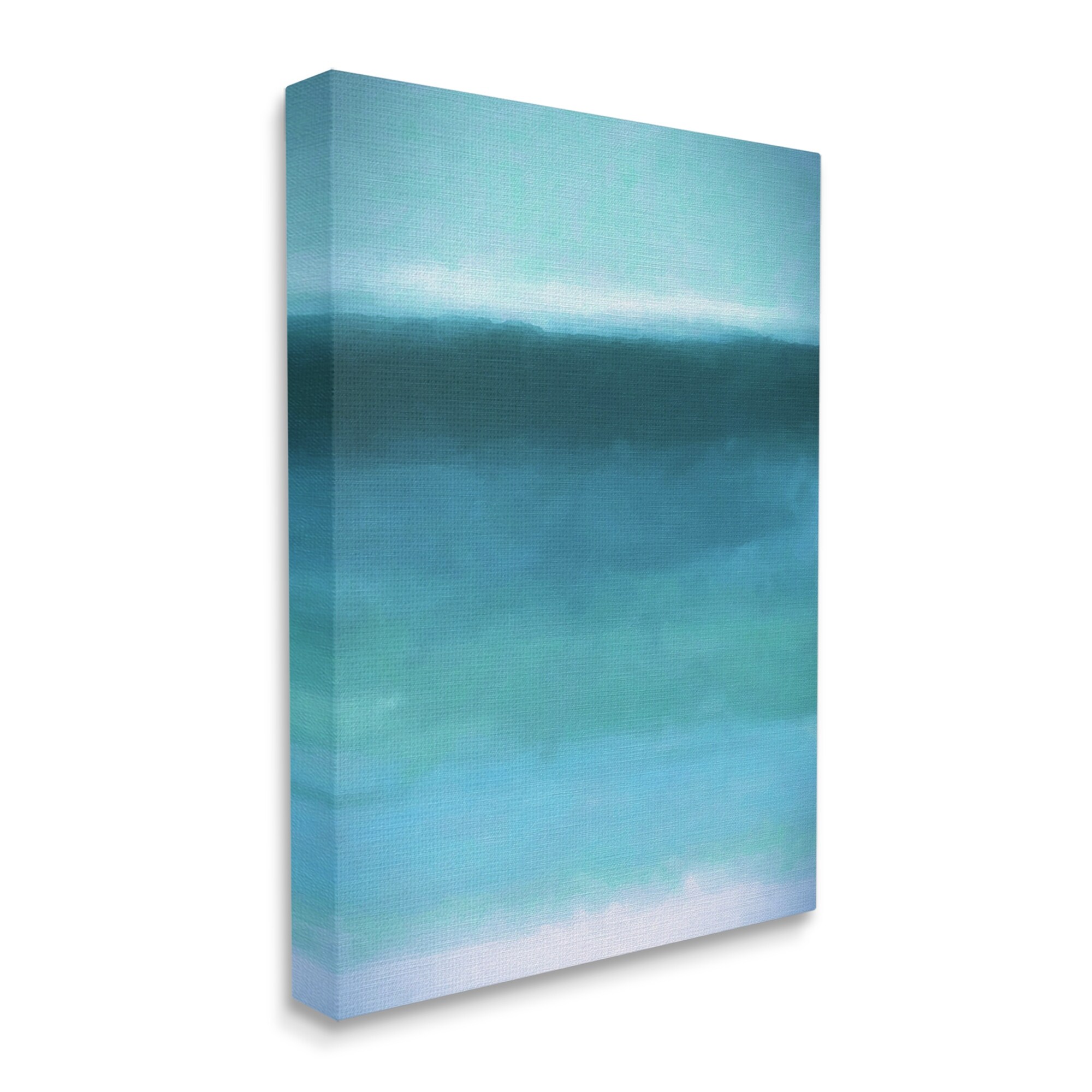 Stupell Industries Soothing Abstract Scenery Distant Ocean Sea View Painting Gallery Wrapped Canvas Print Wall Art, Design by Graffitee Studios