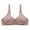 Pink, variant on Bigersell Girls Bra Women's Non Underwire Comfortable Printing Plus Size Four Breasted Bra Underwear Female Synthetic Padded Bra Big & Tall Lace Bra, Style 345, Beige XL
