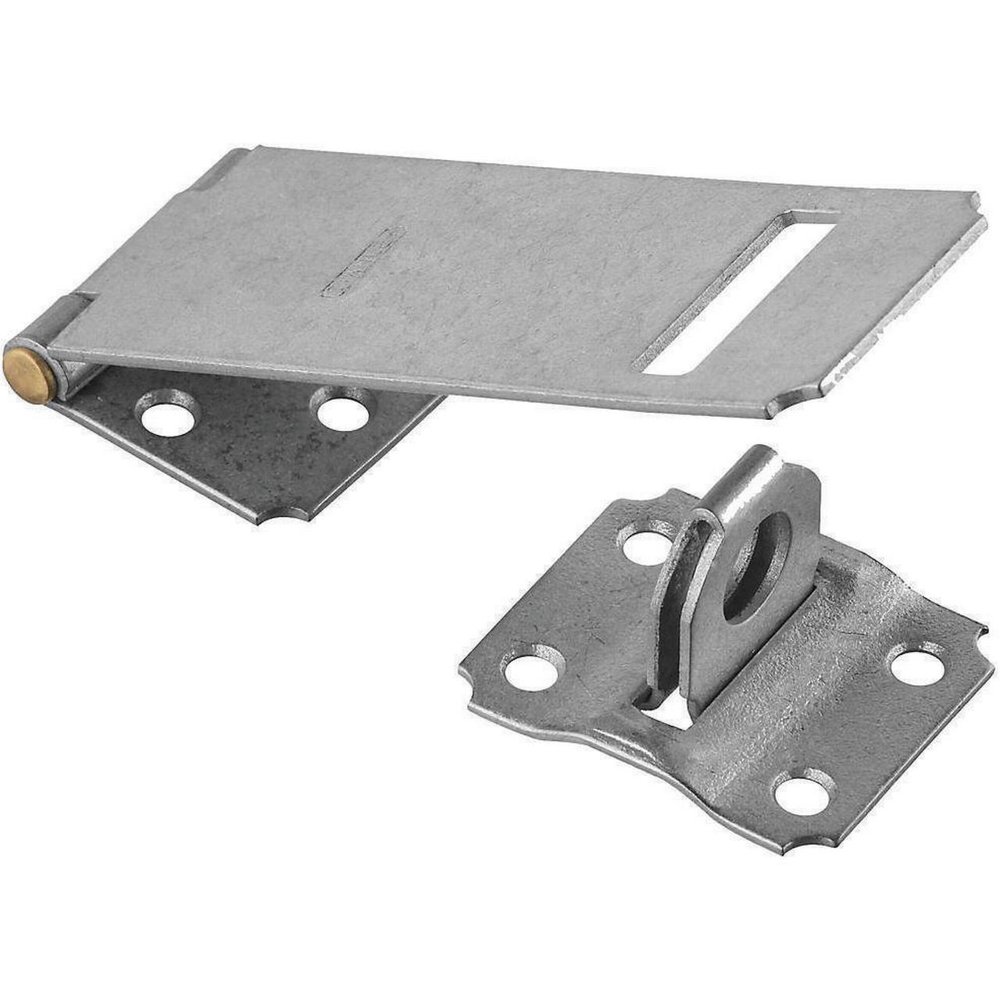Stanley 755075 Adjustable Staple Safety Hasp, 7/16 in Shackle, 41/2 in