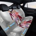 thumbnail image 4 of Passe Partout-theme Car Rear Seat Covers Back Elastic Flexible Car Seat Covers Decorative Fits Most Cars 120x59x76cm, 4 of 6
