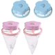 thumbnail image 1 of Recogedor de pelusas Compatible con lavandería, removedor de pelo de mascotas Compatible con lavandería, bolsa de malla de pelusa flotante reutilizable, 4 Uds., 1 of 5
