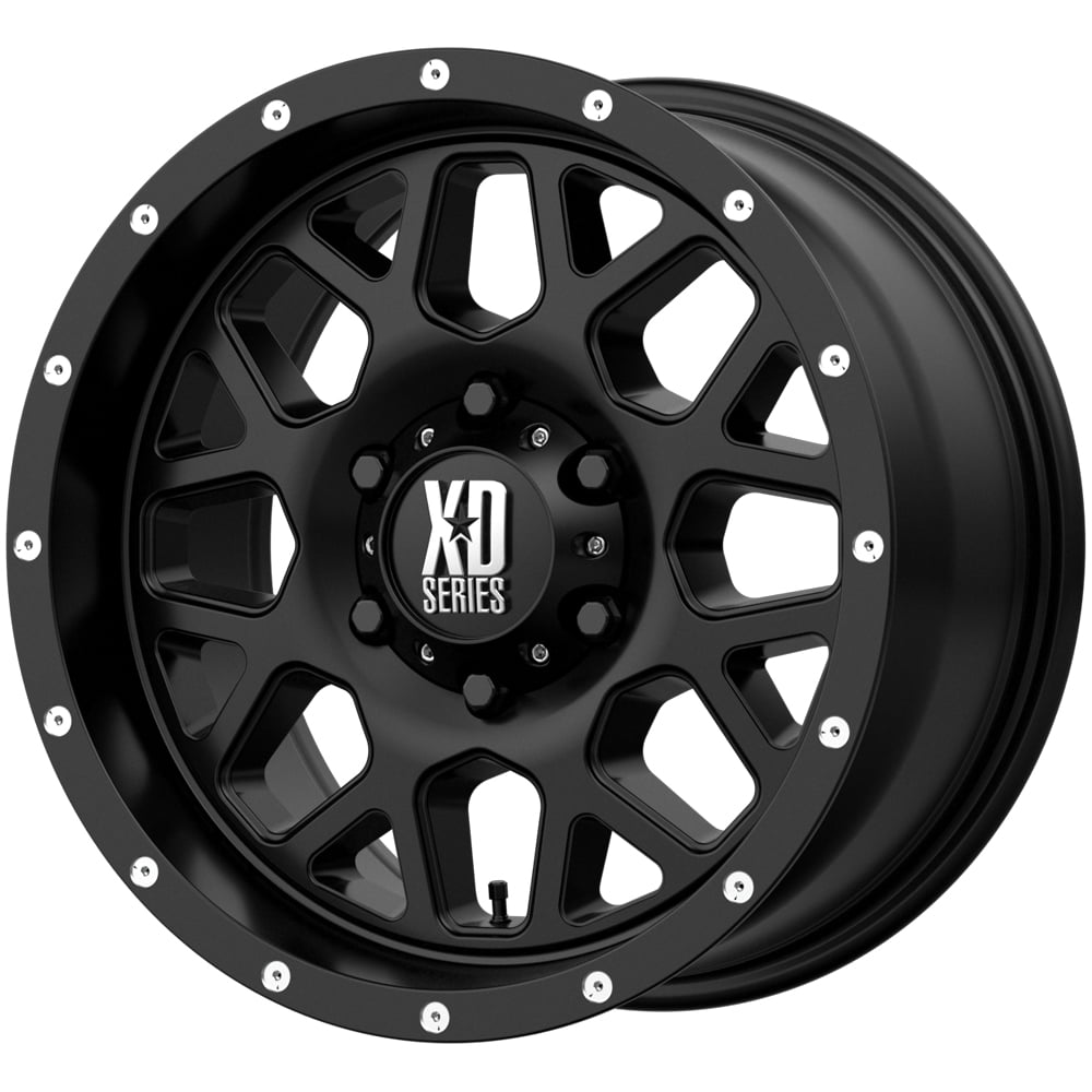 XD Series XD820 Grenade 17x8.5 8x6.5" +0mm Satin Black Wheel Rim 17