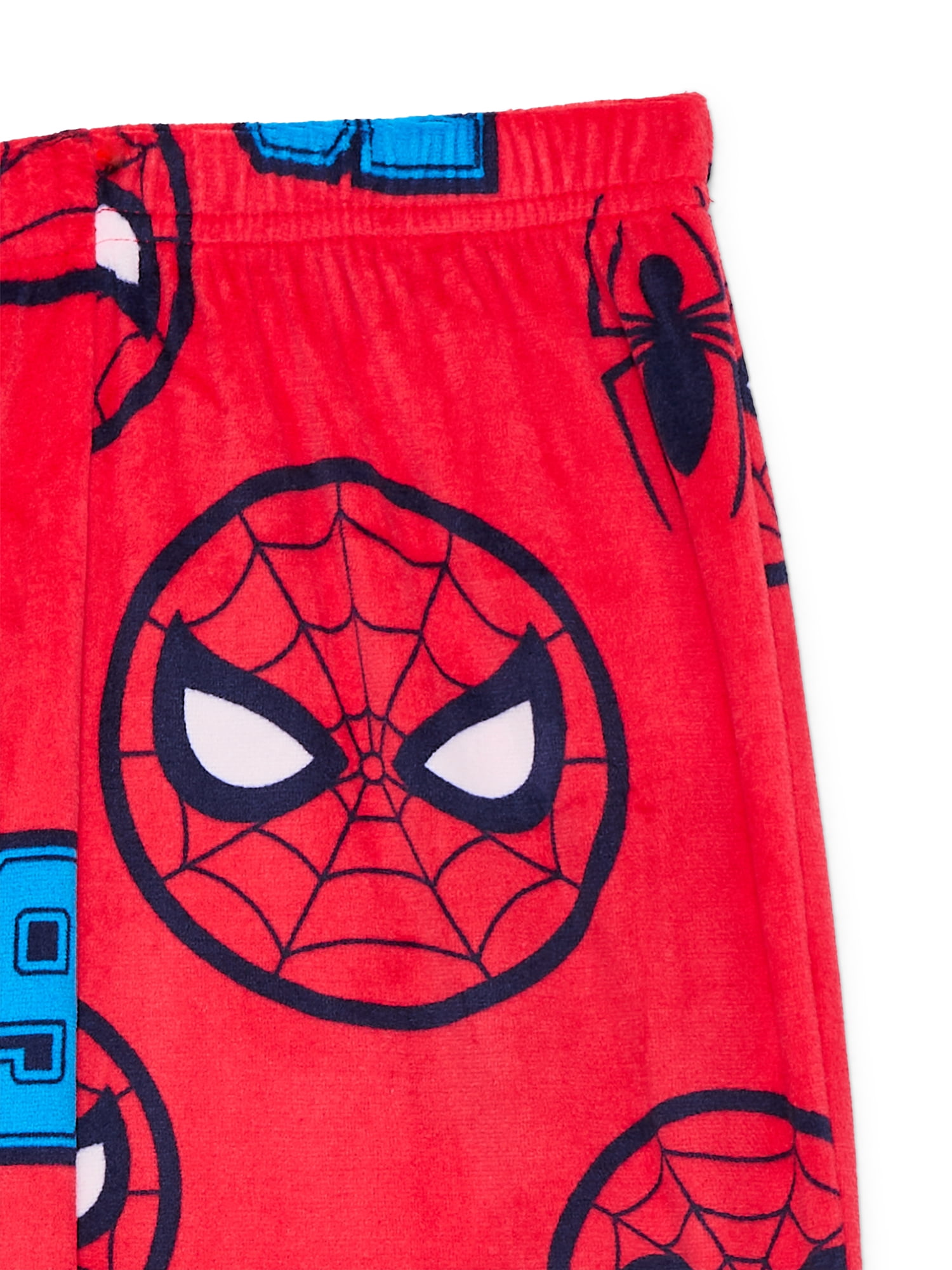 Spider-Man Boys Short Sleeve Top and Pants Pajama Set, 2-Piece, Sizes 4-12
