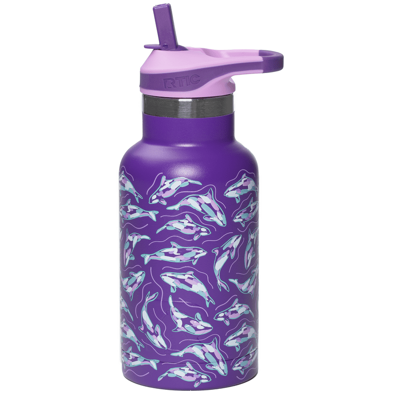 RTIC Cub Kids Insulated Water Bottle, Double Wall Vacuum Stainless