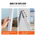 thumbnail image 5 of Aluminum Alloy Telescopic Measuring Rod 16 Feet 8 Sections Double Sided Scale 1 8 Inch Leveling Stick with Bubble Level and Carrying Bag for House Wall Floor Survey, 5 of 6
