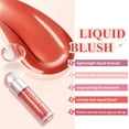 thumbnail image 5 of Aliver Liquid Blush, Soft Cream Face Blush,Natural Matte Finish Looking, Face Cream Blush Makeup Long-Lasting, Moisturizing Lightweight Blendable Feel - 1Pack, 5 of 10