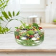 thumbnail image 7 of FELTECHELECTR Transparent High Borosilicate Glass Salad Bowl for and Large Capacity 550ml, 7 of 7