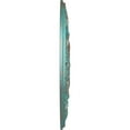 thumbnail image 4 of 31 1/4"OD x 2 1/4"P Baile Ceiling Medallion (Fits Canopies up to 6"), Hand-Painted Copper Green Patina, 4 of 6