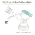 thumbnail image 4 of Maymom MyFit 17mm Shield & Shield Converter Compatible with Zomee pump body, NCVI Connector, Babybuddha Detachable Pump body; Not Original Zomee Pump Parts; 2pc, 4 of 7