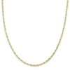 20" 10kt Yellow Gold 2.9mm Rope Chain