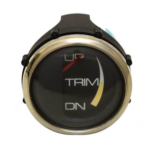 Faria Boat Trim Gauge GP9220A | Mercury 2 Inch Silver Black