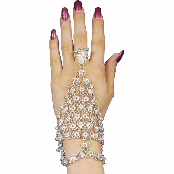 Triangle Prisoner Silver Bracelet Adult Halloween Accessory