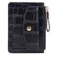 thumbnail image 1 of Women Simple Wallet Leather Keychain Small Card Bag Purse Holder (Beige), 1 of 7