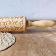 thumbnail image 4 of Batería de Cocina Bonito rodillo de madera para repujado de animales para hornear galletaspasteles (gato) Ndcxsfigh Nuevos Originales, 4 of 7